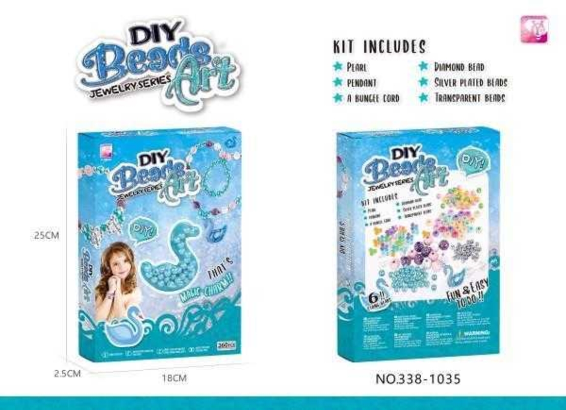 Trusă de bijuterii DIY - 338-1035 - 222270 - Albastru