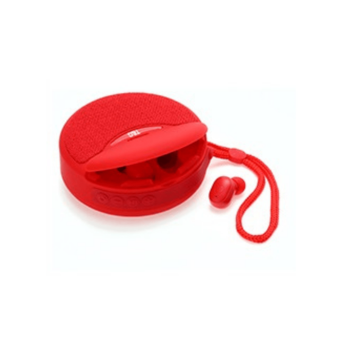 Difuzor Bluetooth wireless cu căști - TG-808 - 883808 - Roșu