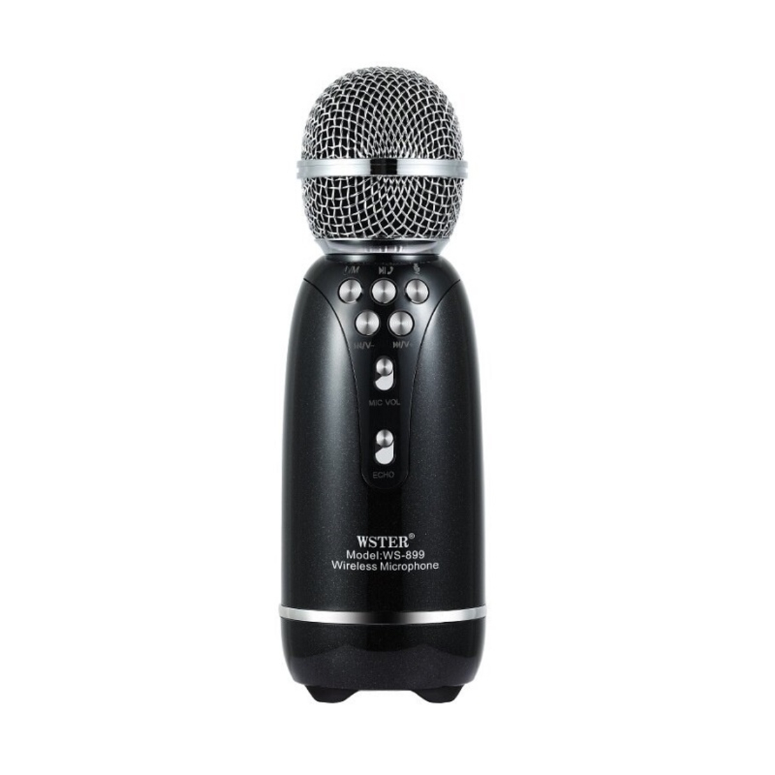 Microfon Karaoke Wireless - WS-899 - Weisre - 883358 - Negru