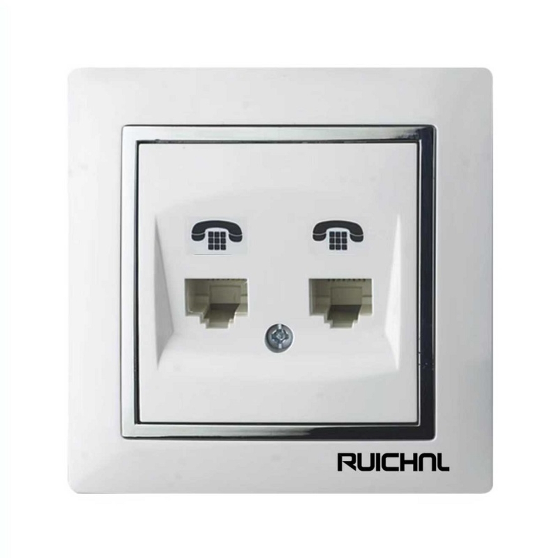 Priză telefonică dublă - Montare ascunsă - RC3618-RJ11 - 674967
