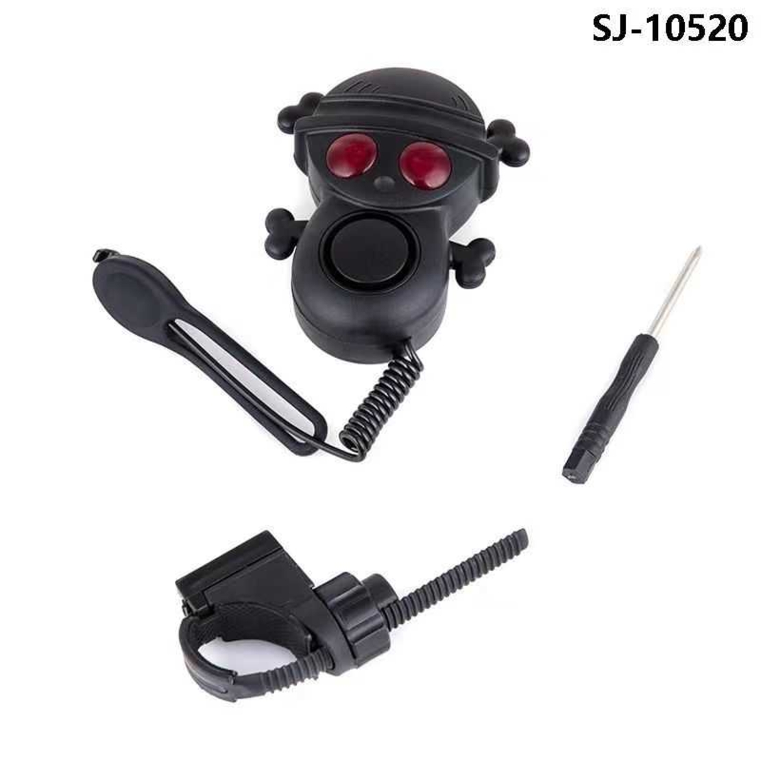 Claxon electronic pentru biciclete cu lumina- SJ -10520 - 650141