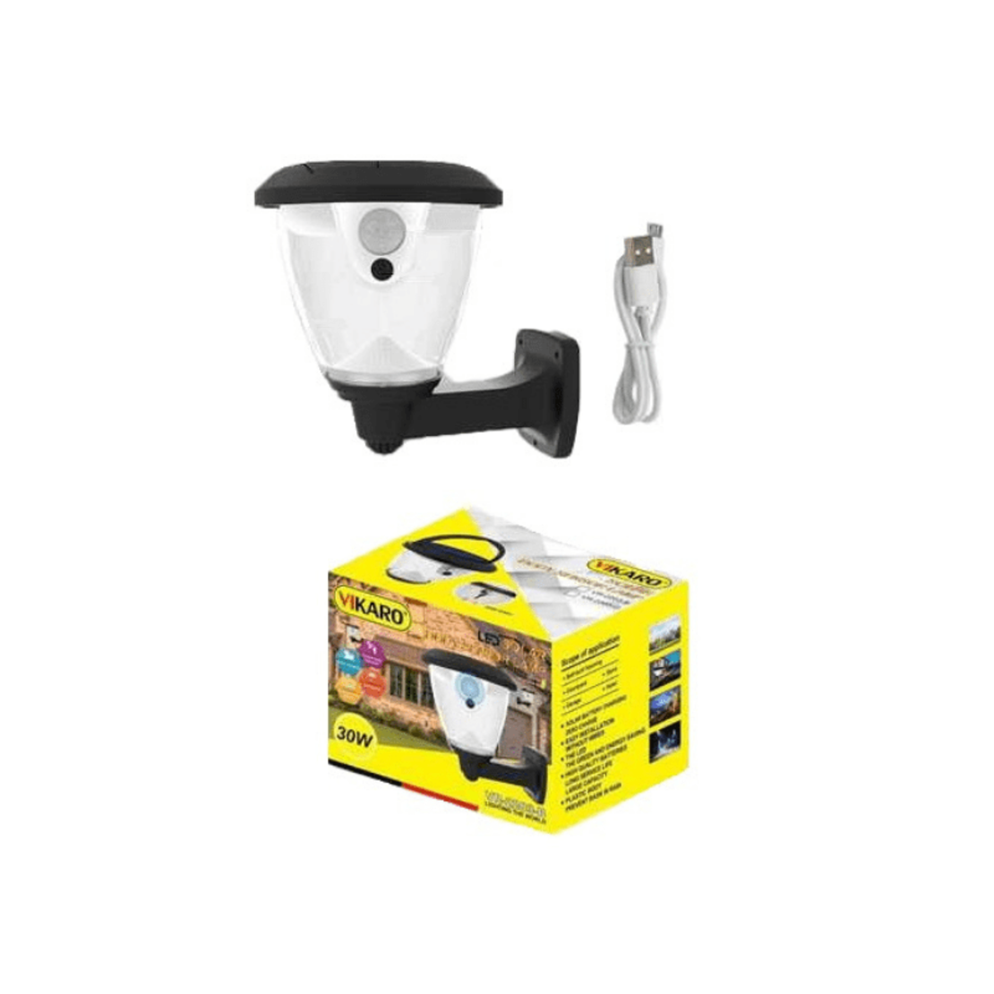Lanternă reîncărcabilă de grădină - GD-2203-B - 30W - 559809