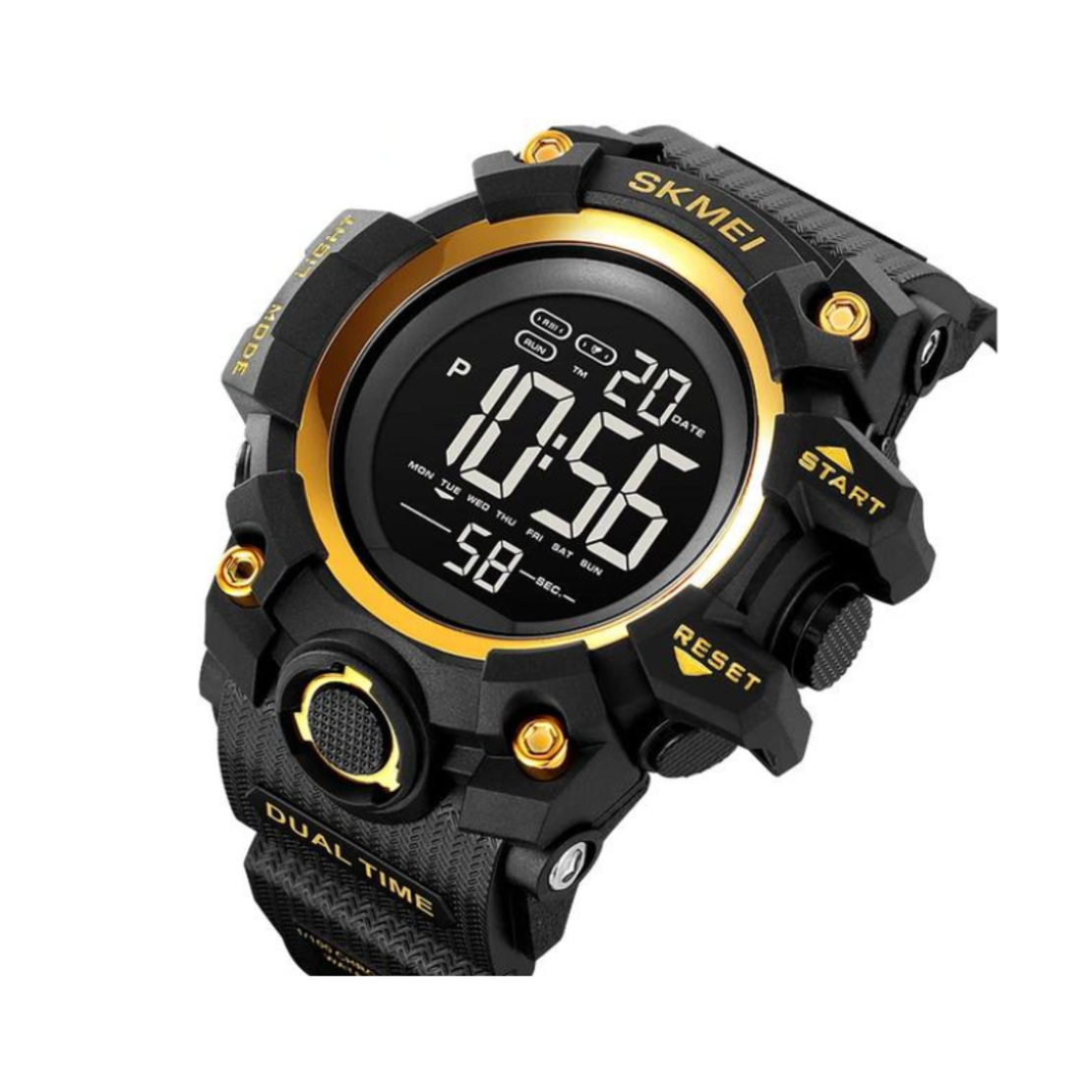 Ceas de mână digital - Skmei - 2140 - Aur