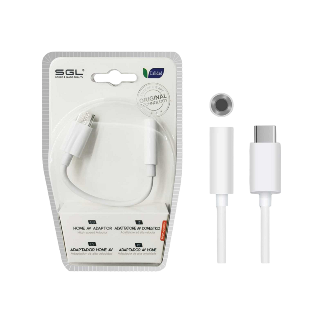 Adaptor USB tip C la jack mamă de 3,5 mm - 402-0T - 096018