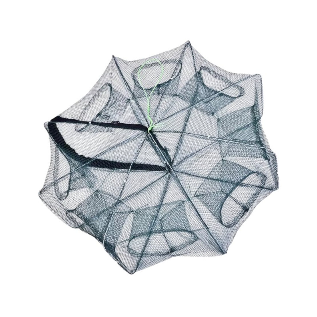Plasa de pescuit pliabila cu 8 gauri - 23x70 cm - 31364