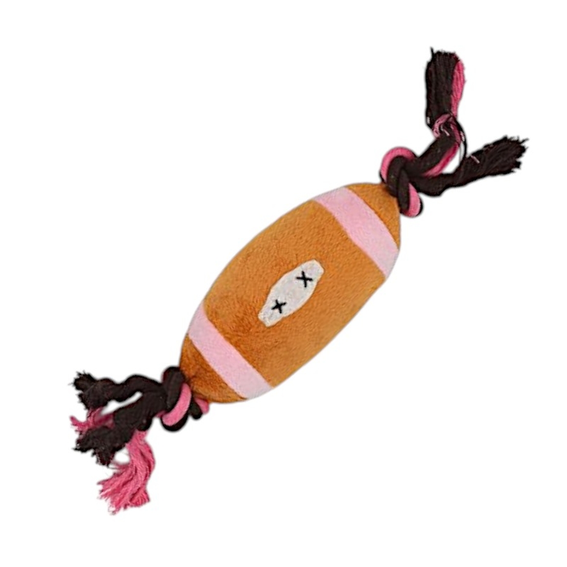 Jucărie câine de pluș cu frânghie - 34x10 cm - 550802