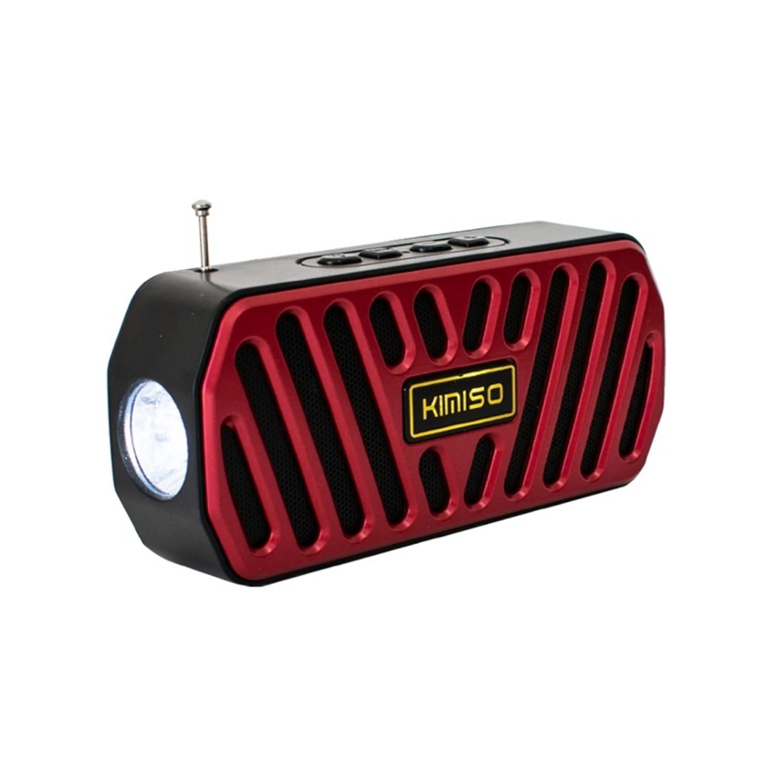Difuzor Bluetooth fără fir cu lanternă LED - KMS-05A - 885864 - Roșu