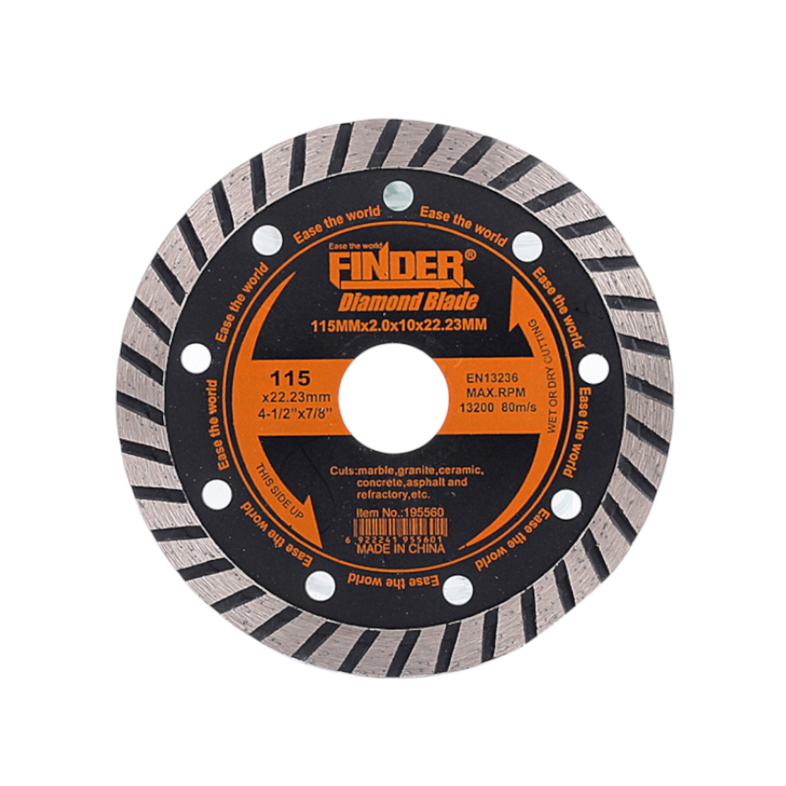 Disc diamantat - 115mm/4.5'' - Finder - 195560