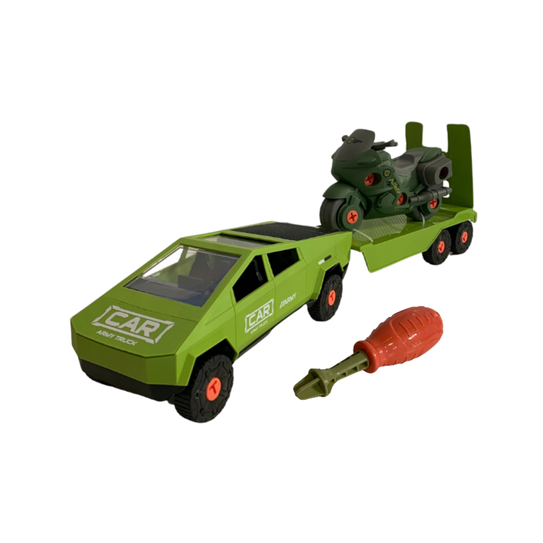 Mașină prefabricată cu remorcă și motor - 7654-B1C - 305238