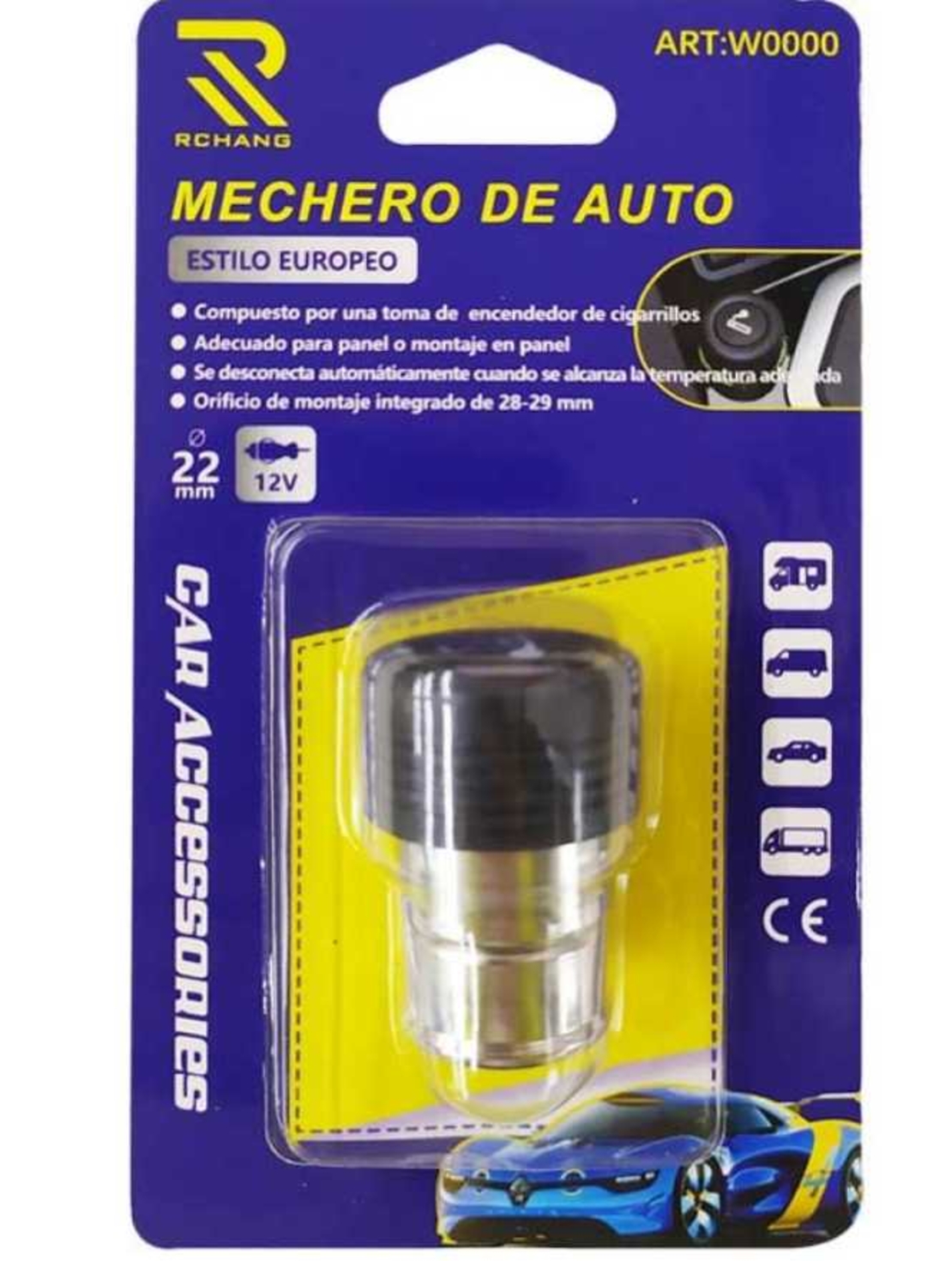 Bricheta auto - HQ -6304 - 22mm - 12V - 118882