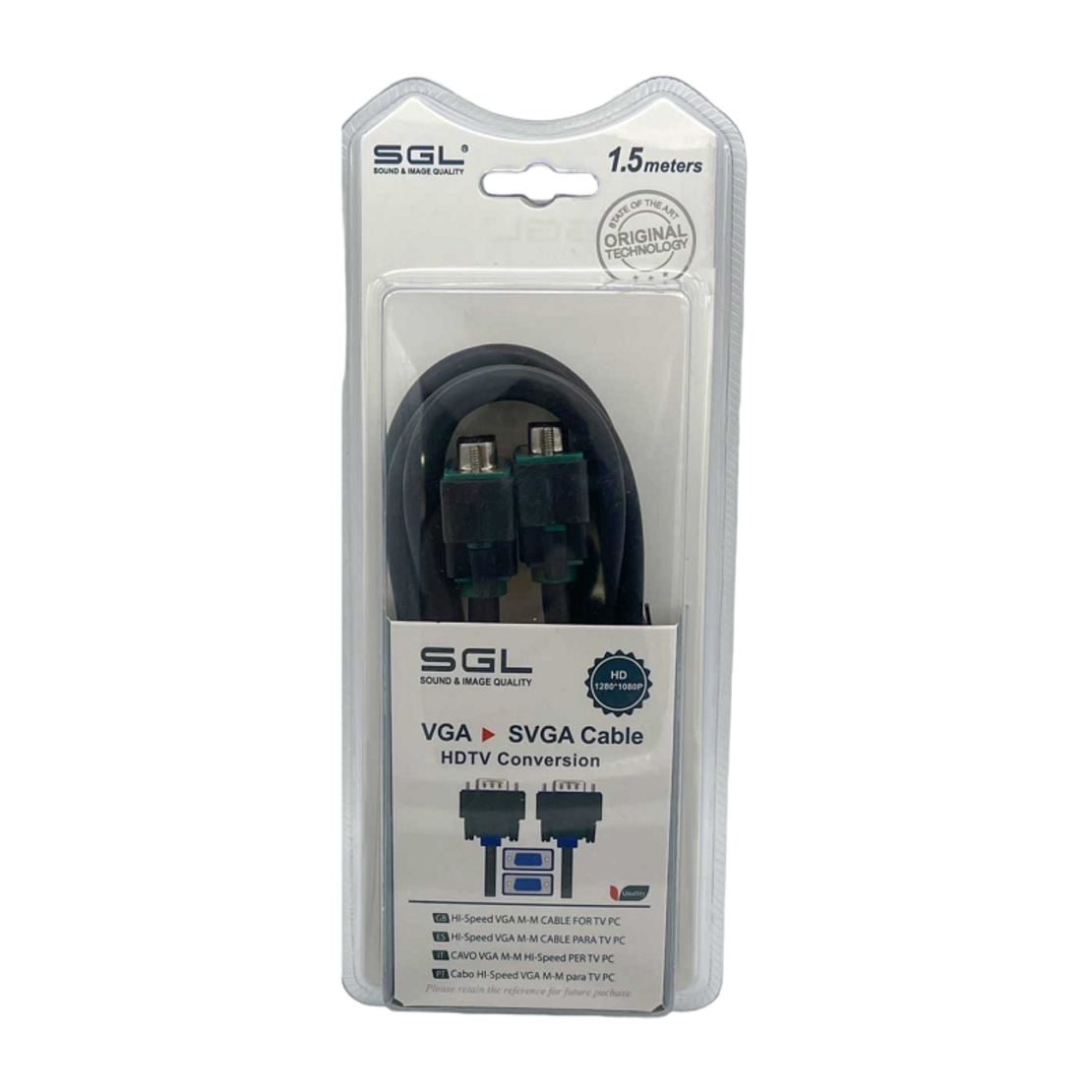 Cablu VGA - 550BB - tată/tată - 1,5 m - 095066