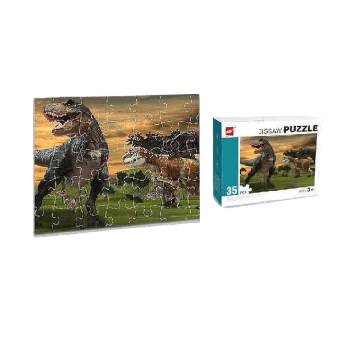 Puzzle pentru copii 35 piese - Dinozauri - GXF035-1335 - 310435