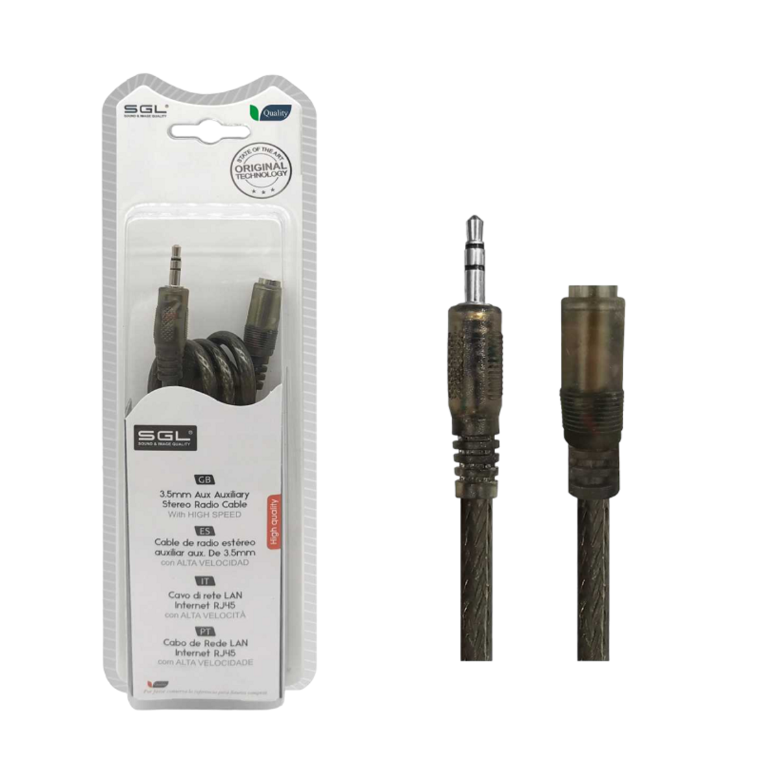Cablu audio - 40201 - jack 3,5 mm tat/tat - 1,5 m - 097695