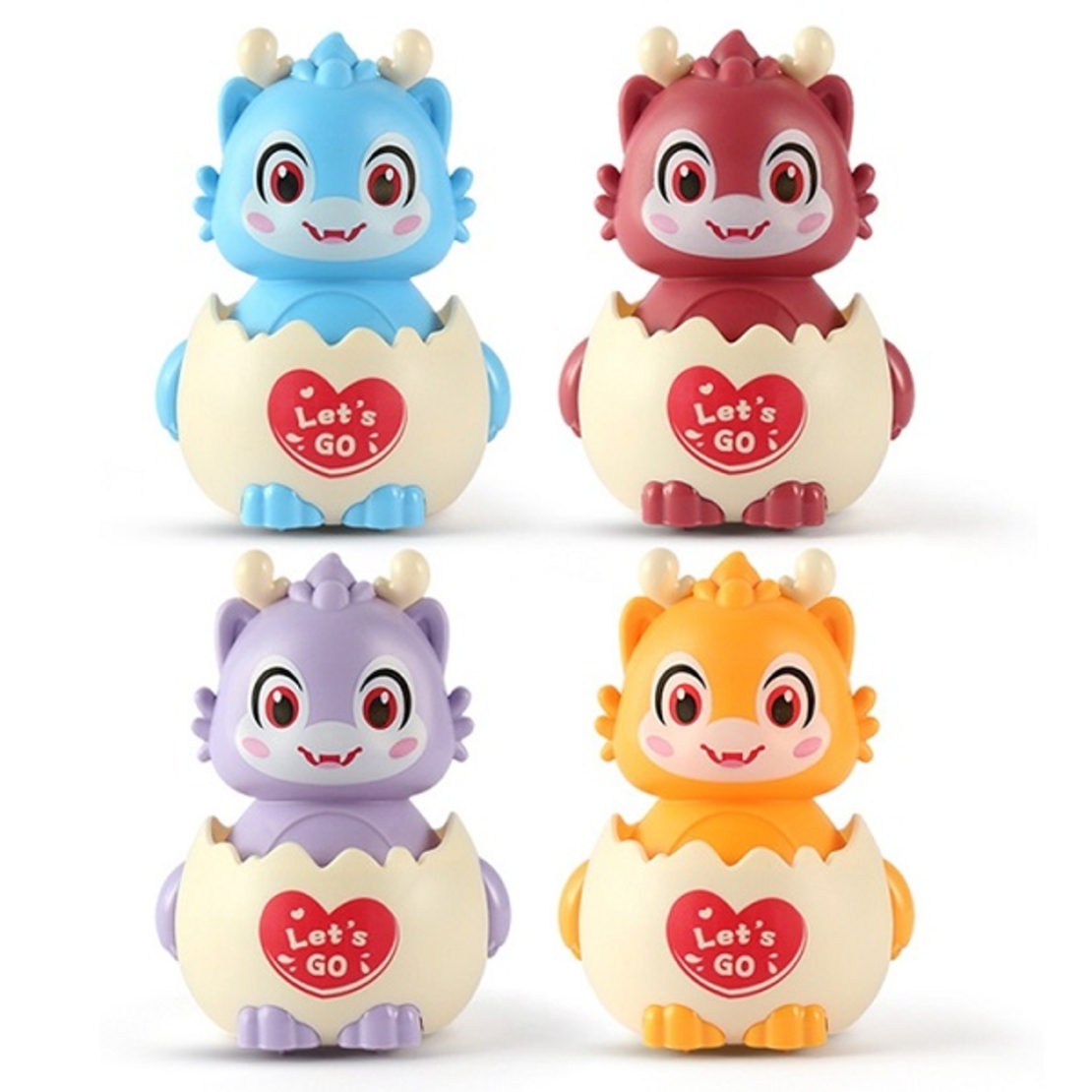 Set de jucarii - Dinozaur in ou - 4buc - 6609 - 314264