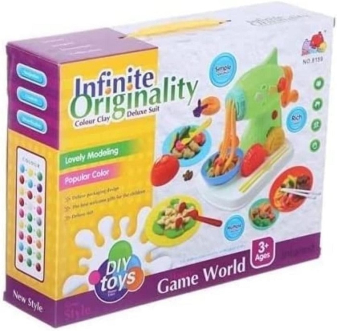 Set cu plastilina si presa de spaghete - 5838-30 - 310395