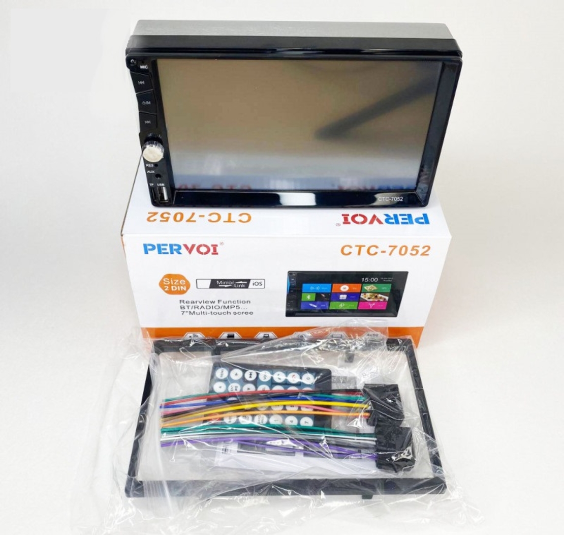 Sistem multimedia 2 DIN cu display de 7'' pentru autoturisme - CTC -7052 - 000339