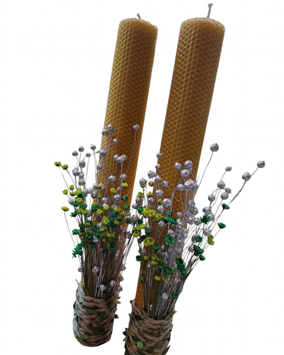 Natural Beeswax candle for special life events