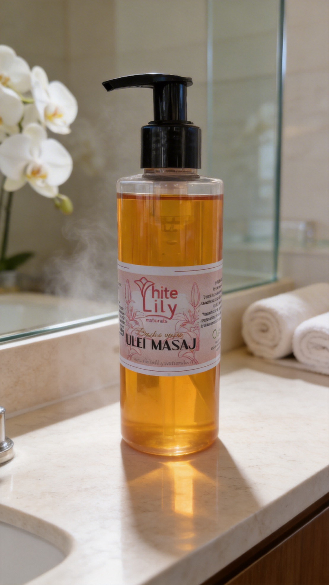 Natural Relaxing Massage Oil for Sensitive and Delicate Skin