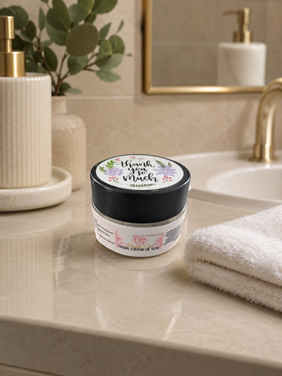 Natural Eye Contour Cream for Sensitive Skin