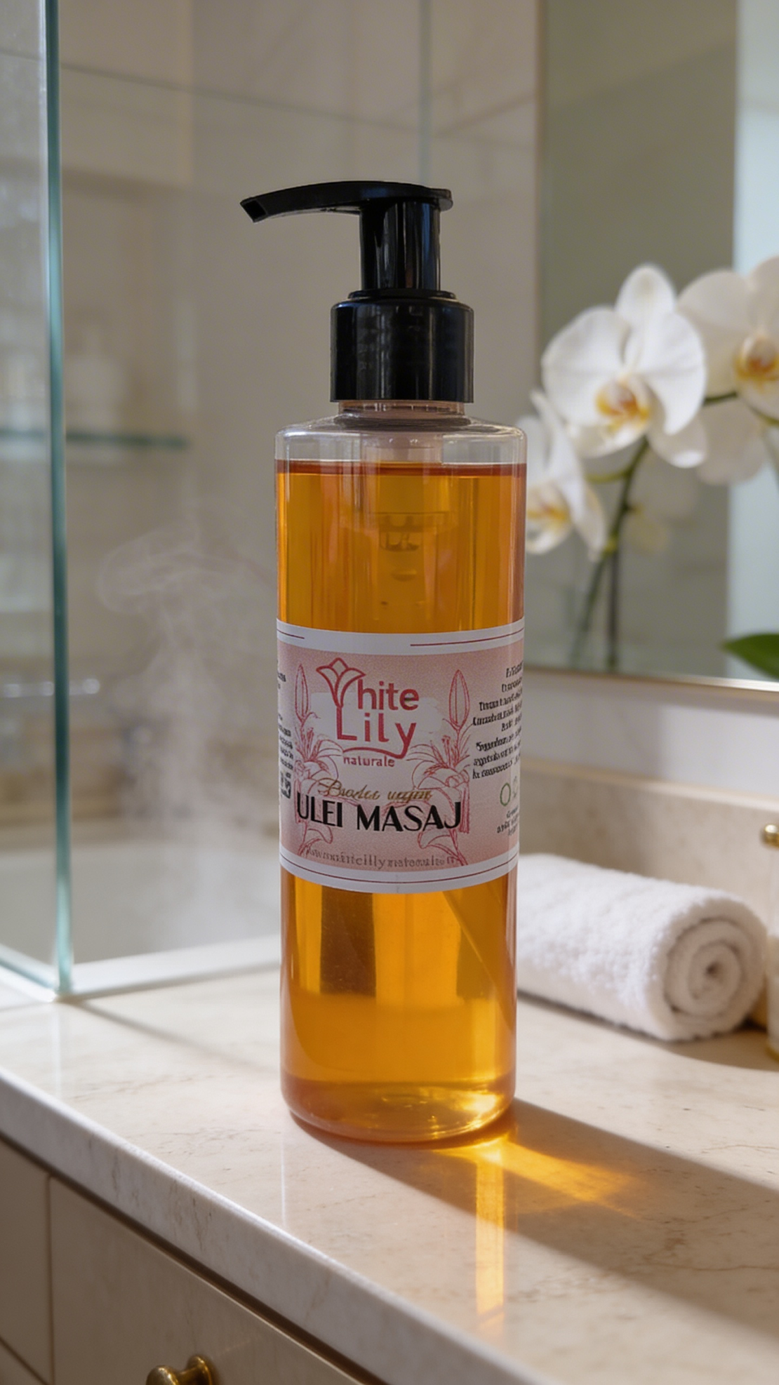 Natural Relaxing Massage Oil for Sensitive and Delicate Skin