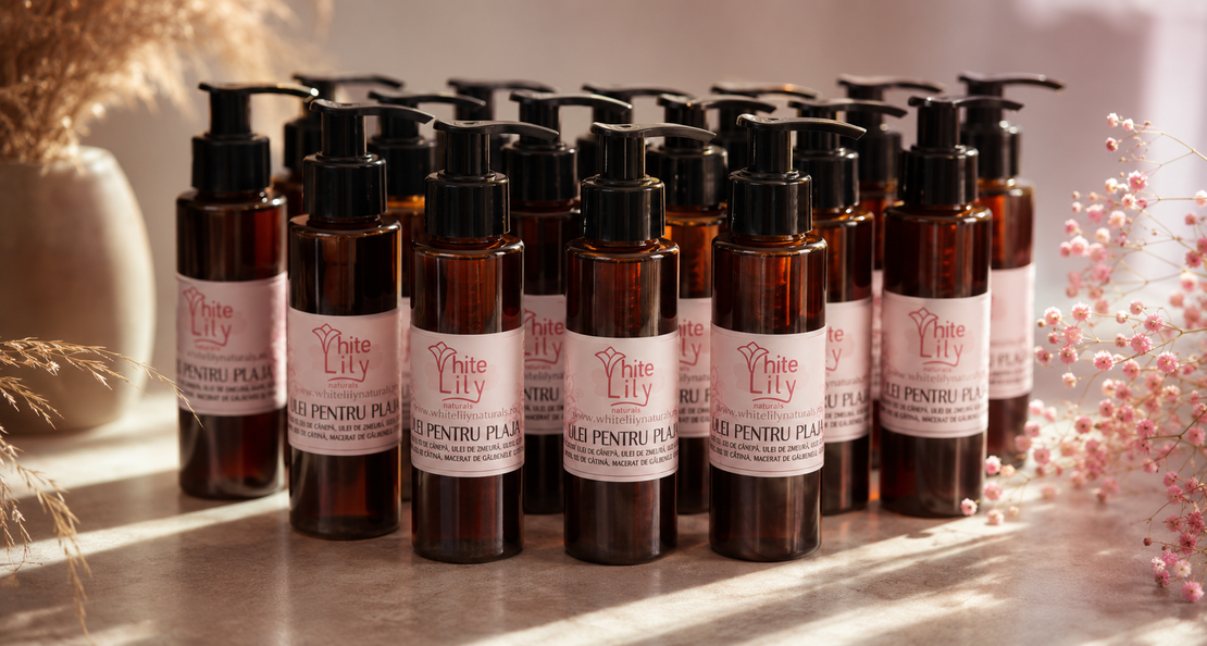 Happy Glow – Ulei natural de plajă pentru piele sensibila, cu morcov, cătină și zmeură