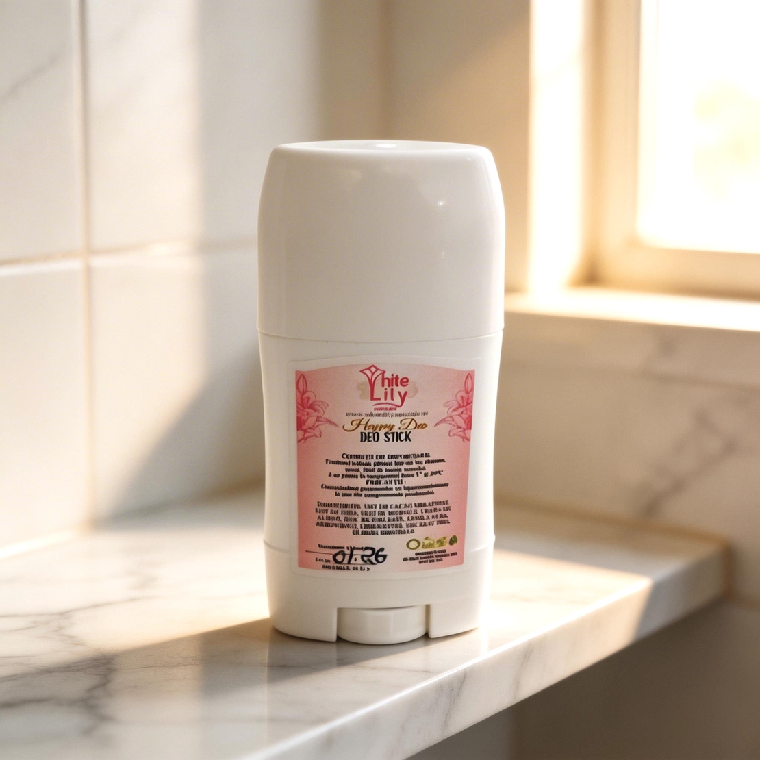 Deodorant natural stick pentru piele sensibilă fără aluminiu