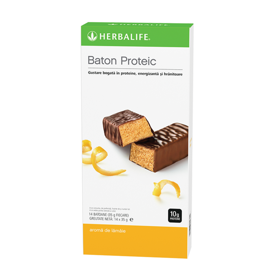 Batoane proteice Lămâie 14 batoane per cutie