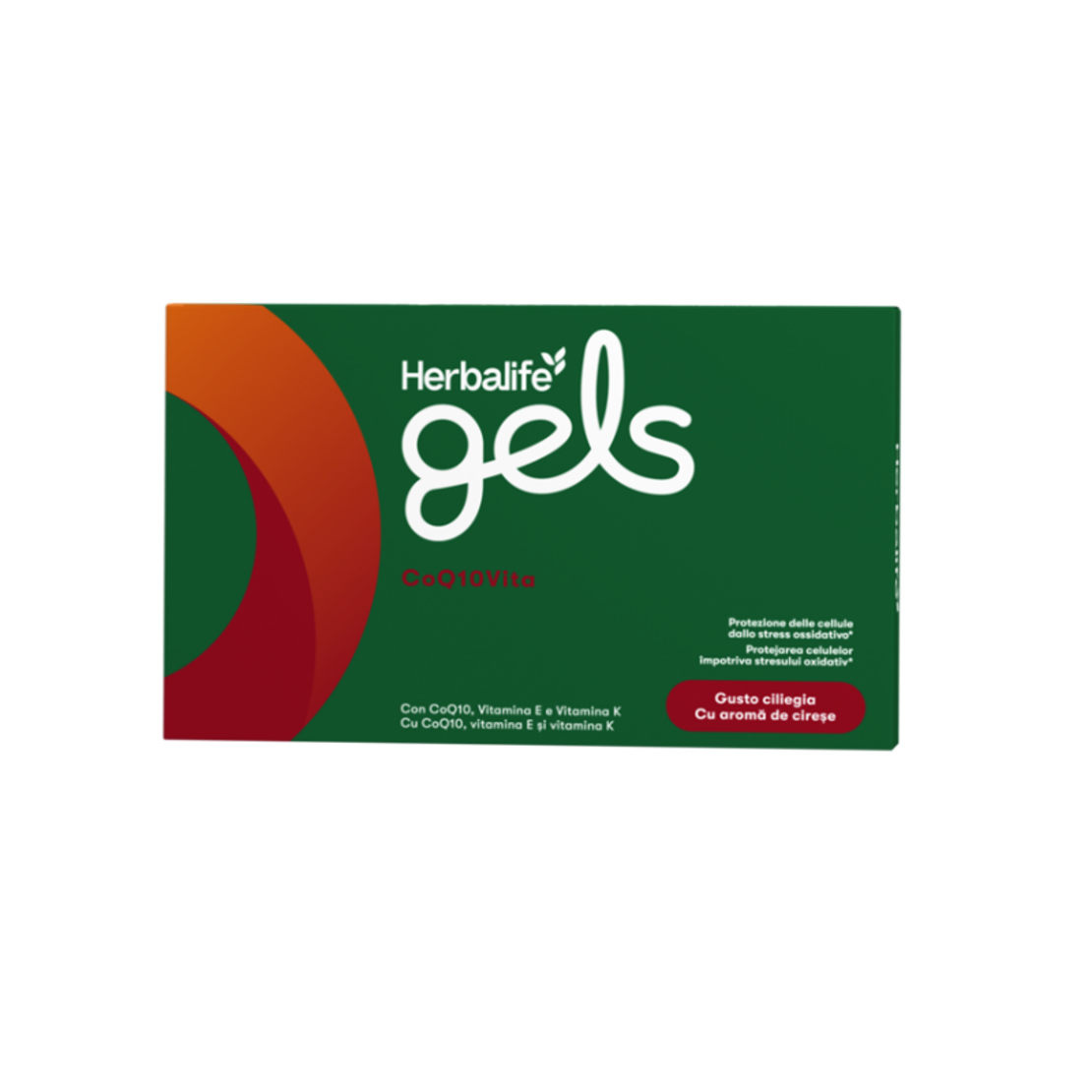 Herbalife Gels CoQ10Vita Cu aromă de cireșe 30 de comprimate de gel masticabile