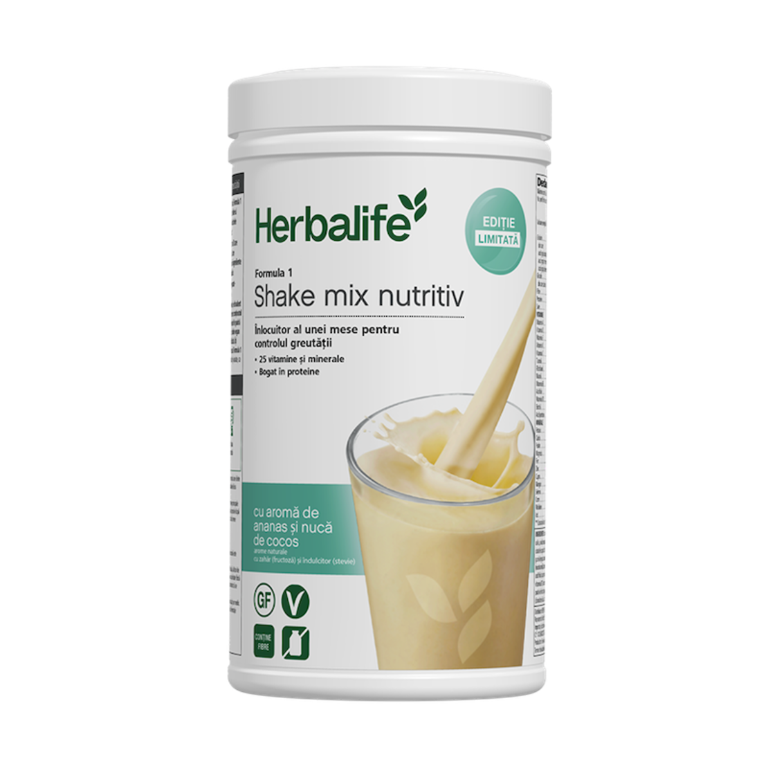 Formula 1 shake mix nutritiv Ananas și nucă de cocos 550g