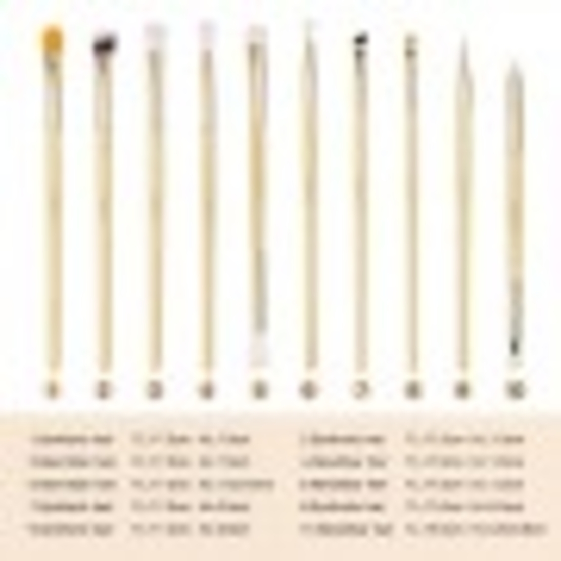 Makeup brushes Beili