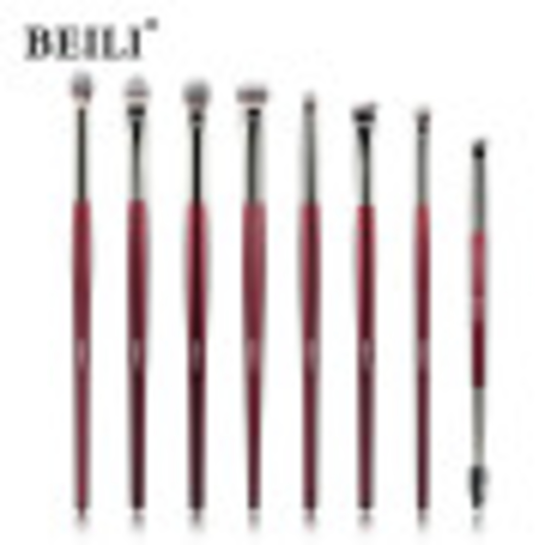 Makeup brushes BEILI RED