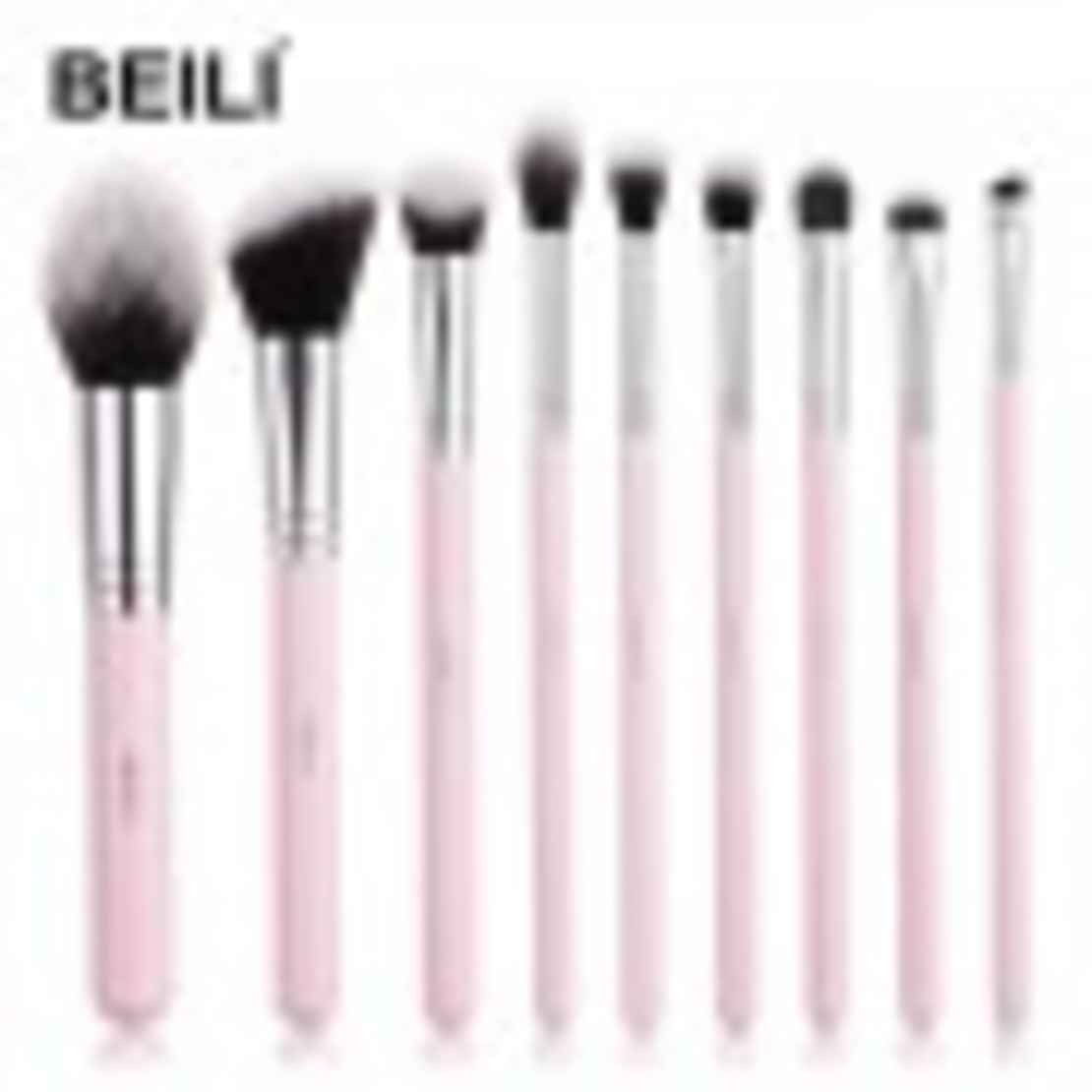 Makeup brushes BEILI Pink