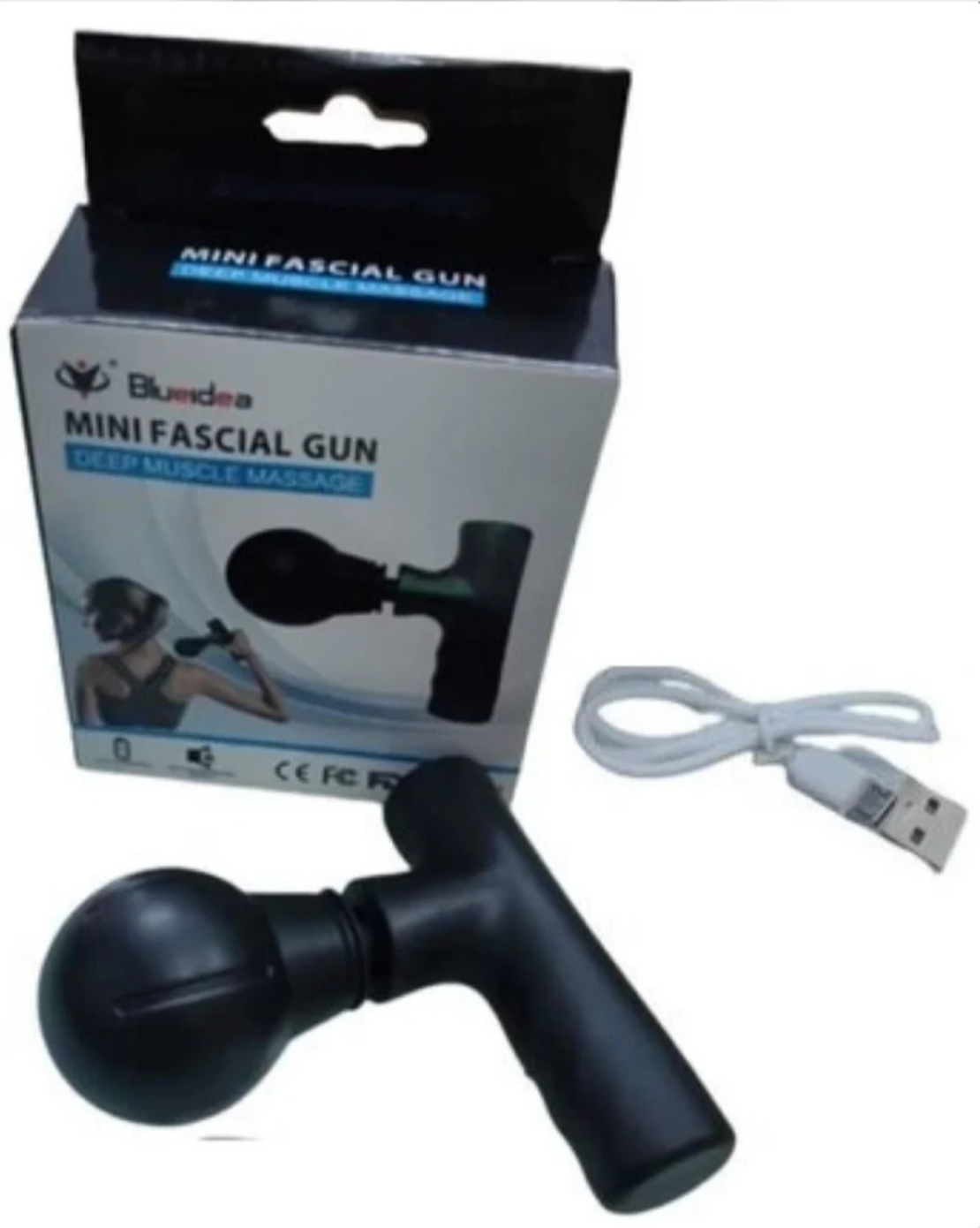 Mini Pistol de Masaj Neo™ GunDeep®, perfect pentru sportivi, usor de purtat in geanta, 807