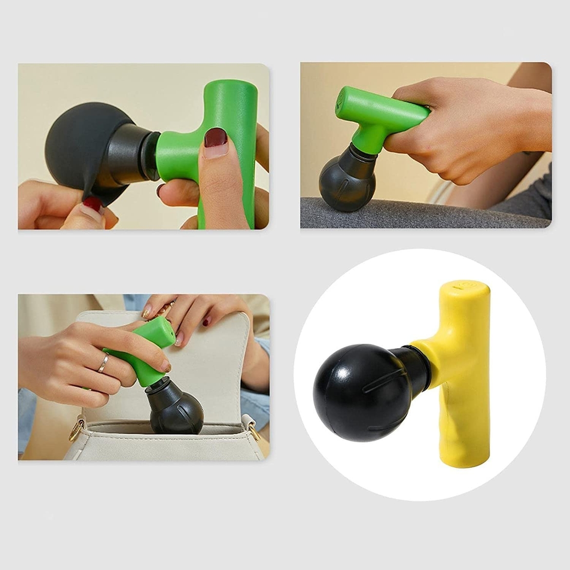 Mini Pistol de Masaj Neo™ GunDeep®, perfect pentru sportivi, usor de purtat in geanta, 807