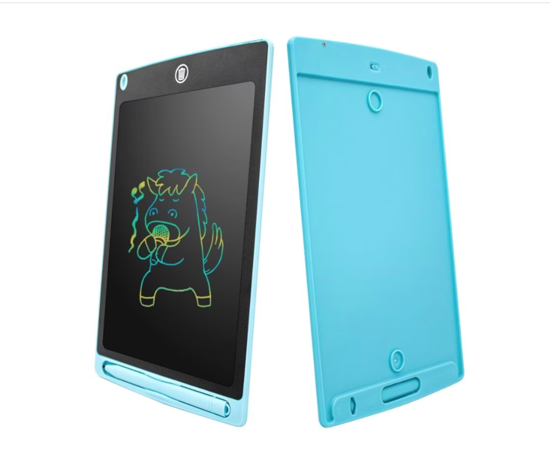 Tableta Digitala Color 12 inch, de Scris si Desenat cu Ecran LCD, pentru Copii, 29 cm, Albastru, Neo™