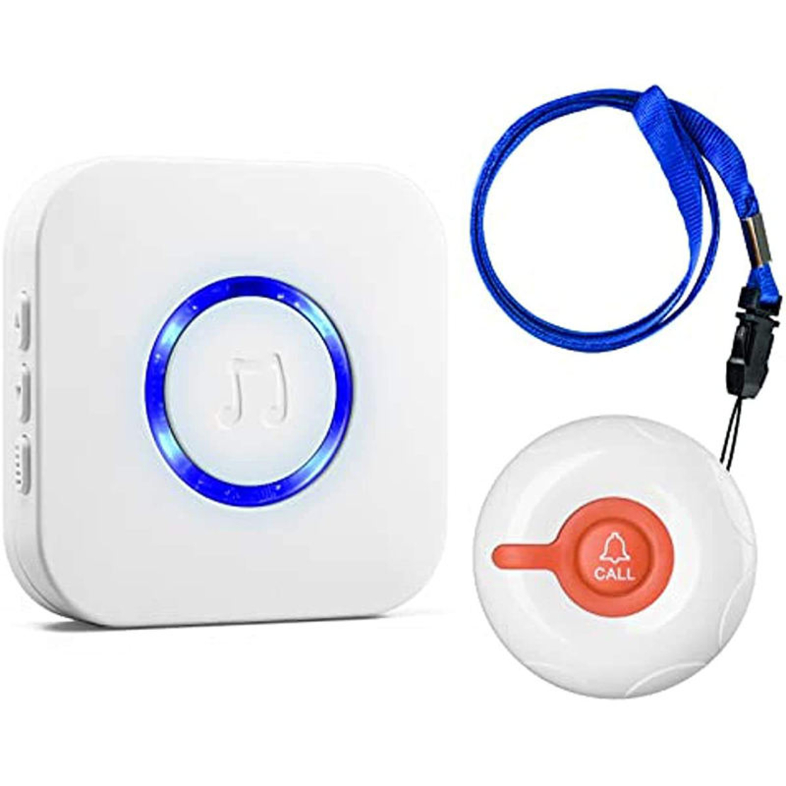 Buton SOS de Panica pentru varstnici Neo™ Tuya®, Aplicatie Smart, fara WIFI, Alb/Rosu