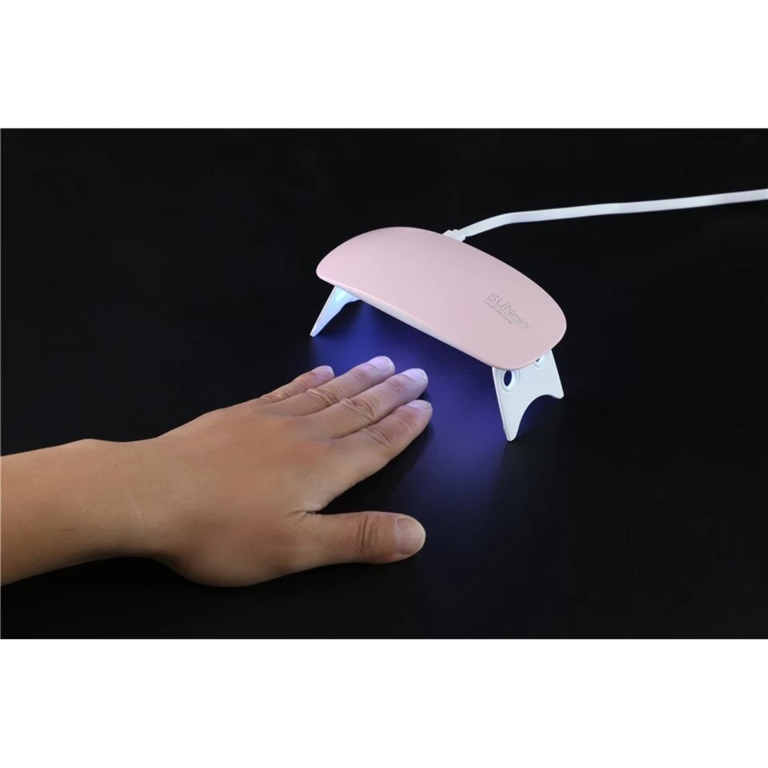 Lampa Manichiura Pedichiura, Portabila, Neo Mini Sun, UV/LED si alimentare USB, pentru uscare unghii, Putere 6W