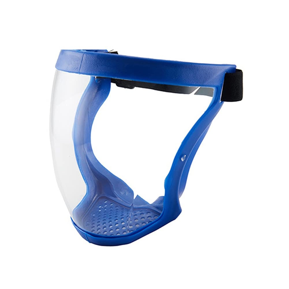 Viziera profesionala protectie faciala, Neo PRO, etansa, transparenta, usoara, dezinfectabila, reutilizabila, Albastra