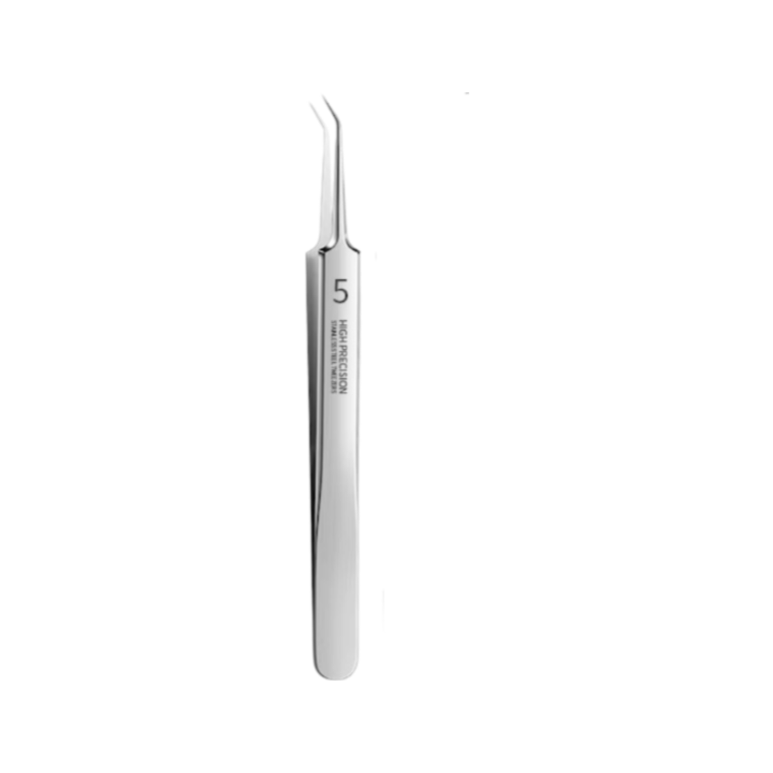 Penseta Oblica pentru Extractie Puncte Negre, Cosuri, Acnee, Comedoane, Neo™ Premium, din Inox, metalica, nr. 5