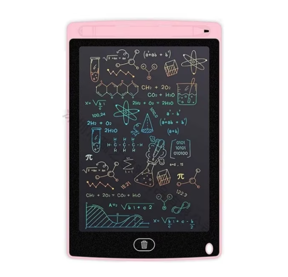 Tableta Digitala Color 12 inch, de Scris si Desenat cu Ecran LCD, pentru Copii, 29 cm, Roz, Neo™