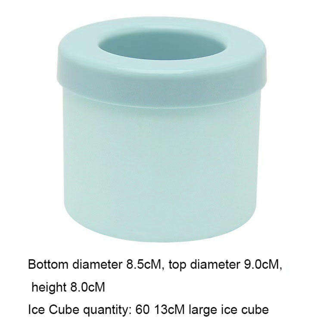 Forma Gheata Pentru Racirea Bauturilor, Neo™ Ice-Ice-Baby®, din Silicon Fara BPA, fara Capac, Cuburi Gheata, Verde