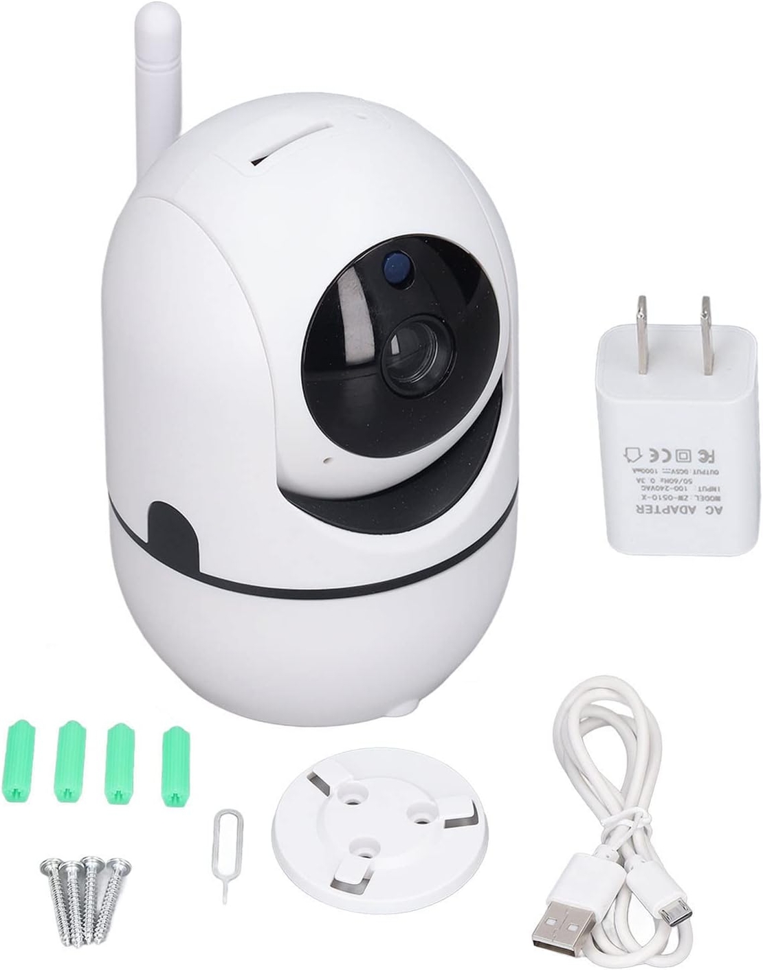 Camera de supraveghere IP Wi-FI cu Monitor Bebe Night Vision si Rotire Automata, Full HD, 1 Antena, Neo™ Camy-Cam®