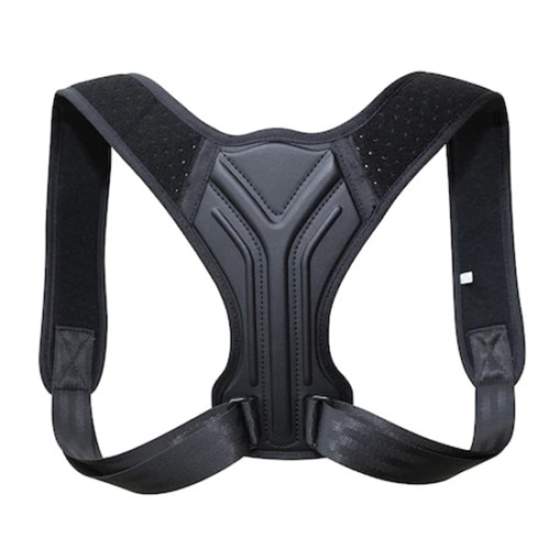 Aparatoare pentru spate Neo™, suport cu functie de indreptare, marime reglabila, bretele ajustabile, pentru spate drept, unisex, material textil, M, negru
