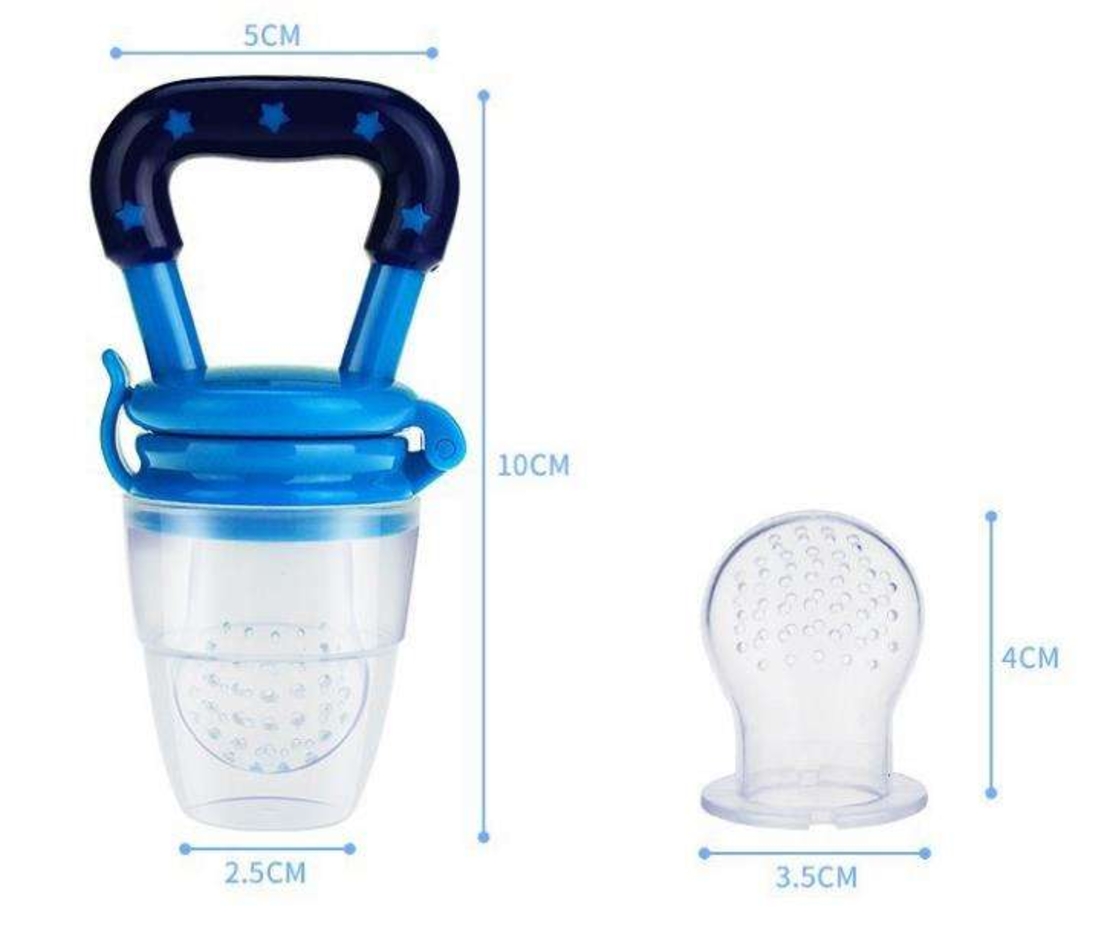 Suzeta cu compartiment pentru fructe si legume, Neo™ BbyBoom®, Silicon, fara BPA, Albastra