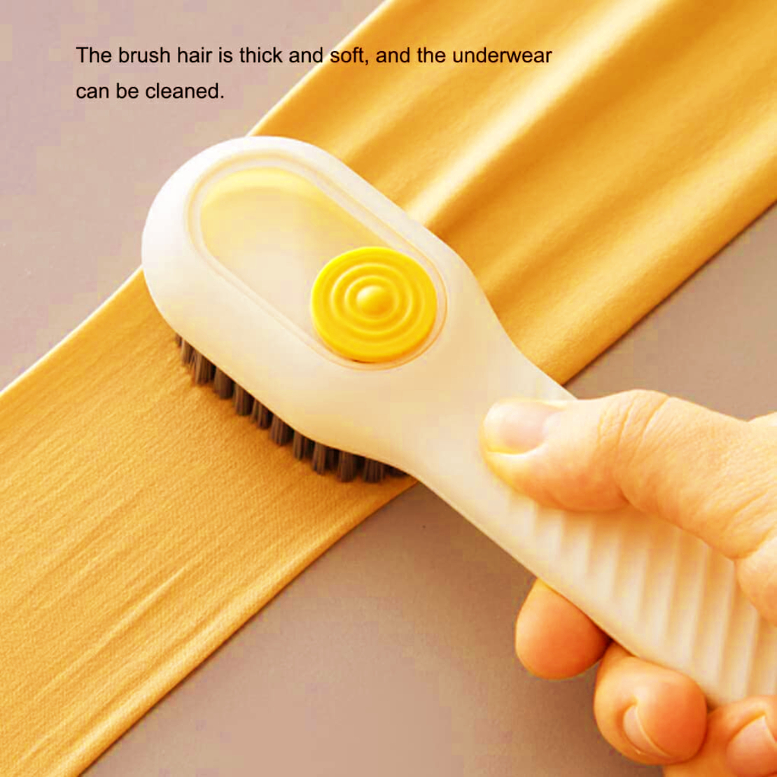 Perie de Curatare Multifunctionala Neo™ Cleany® cu recipient si pulverizator de sapun, 17 cm lungime, bej