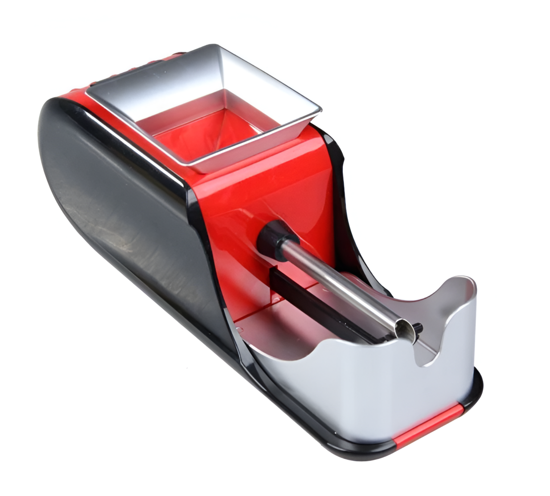 Aparat Profesional pentru Injectarea Tutunului, Electric, Compact, Rosu/Negru, Neo™