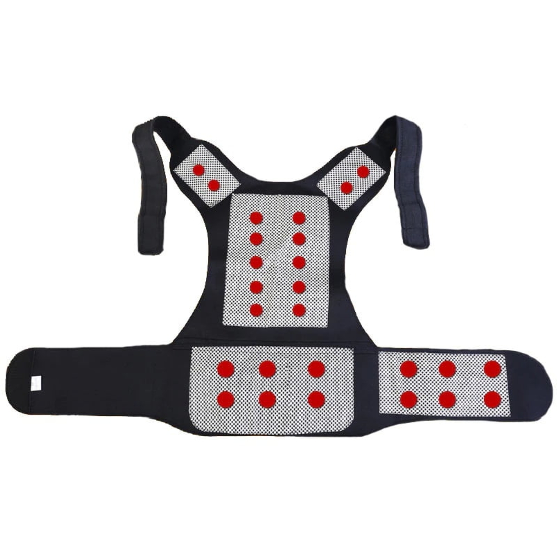 Aparatoare tip vesta Neo™ cu functie de incalzire, 16 Magneti, Unisex, Negru