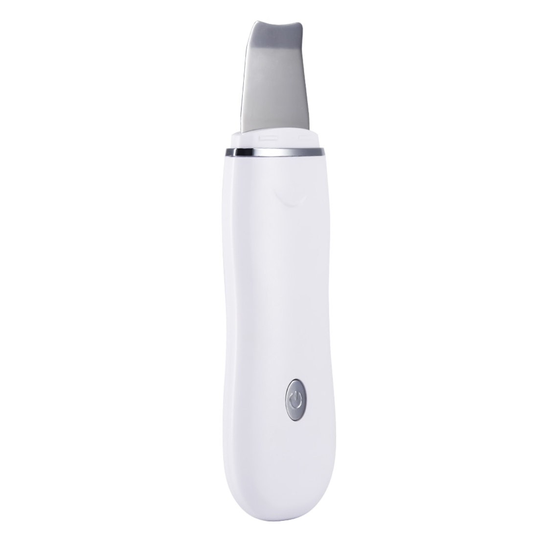 Aparat de curatare faciala cu ultrasunete, Neo™ Skin®, lifting ten, skin scrubber, spatula indepartare puncte negre, hidratare, peeling, Alb
