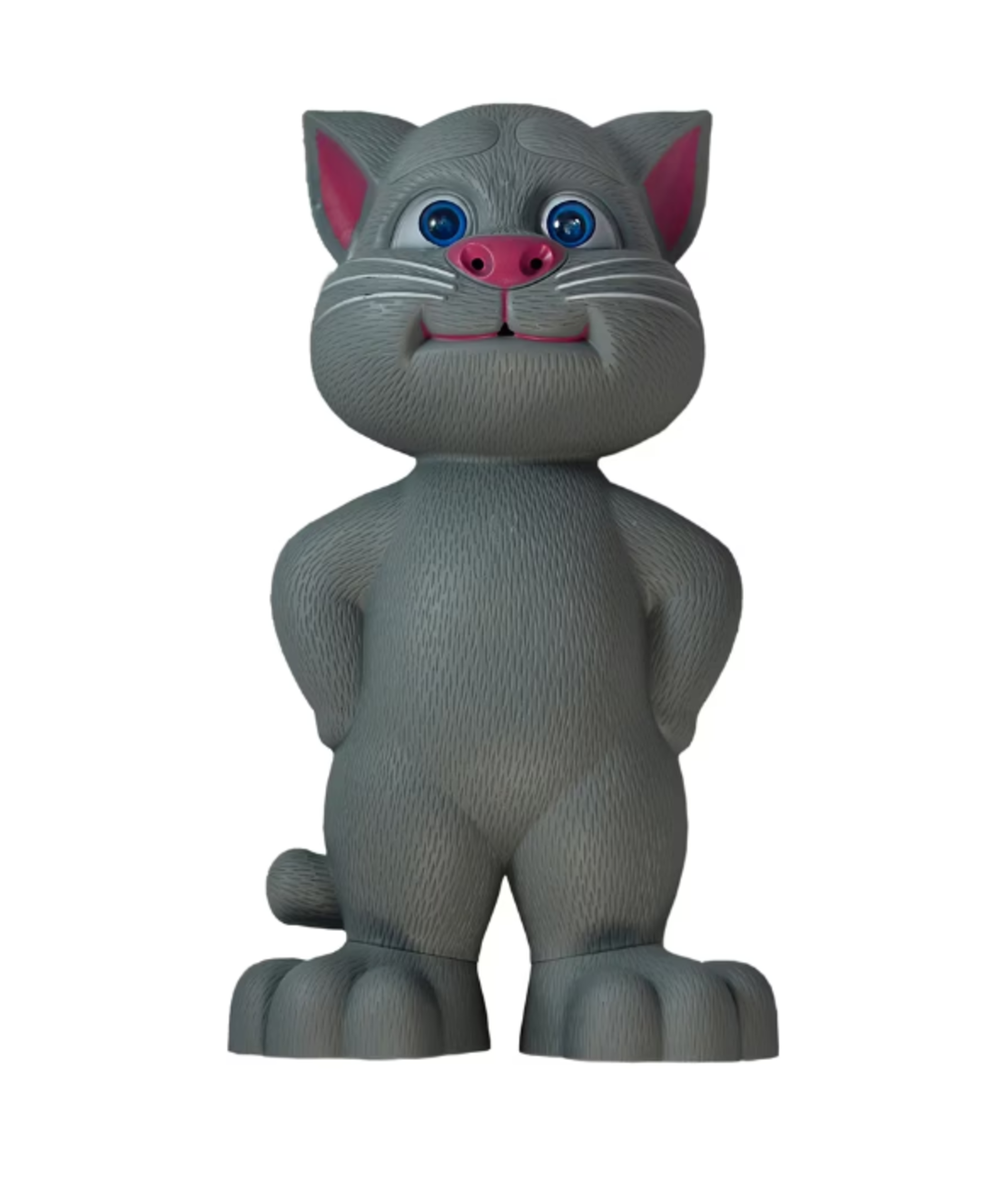Jucarie Talking Tom: Motanul Inteligent Vorbitor, 40 cm, Culoare Gri, Neo™