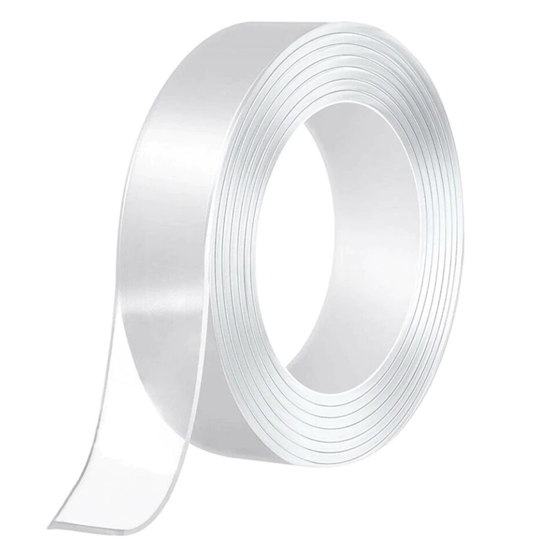 Banda Dublu Adeziva Profesionala Multifunctionala, Neo™ Fixx®, Lavabila, 3cm x 2mm x 5m, Reutilizabila dupa Spalare, Fara Urme, Puternica, Transparenta